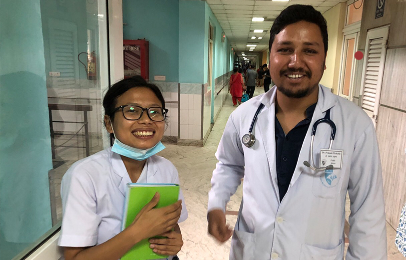 New DFN nursing student Neelam - Doctors for Nepal