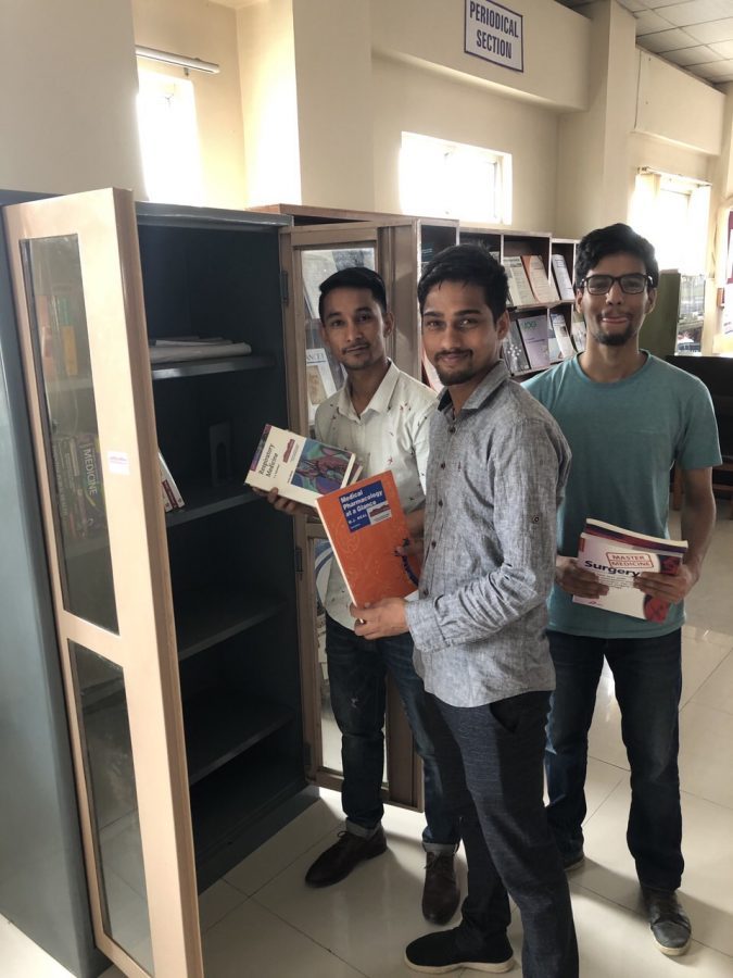 Dhanendra’s library tour